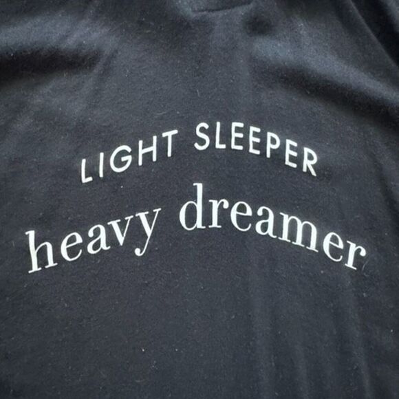 Kate Spade XS/S black robe light sleeper heavy dreamer - Picture 6 of 7